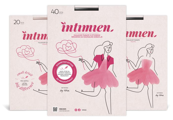 Ženske hulahop čarape za intimno zdravlje